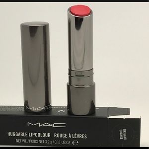 Mac huggable lip color in origami orange